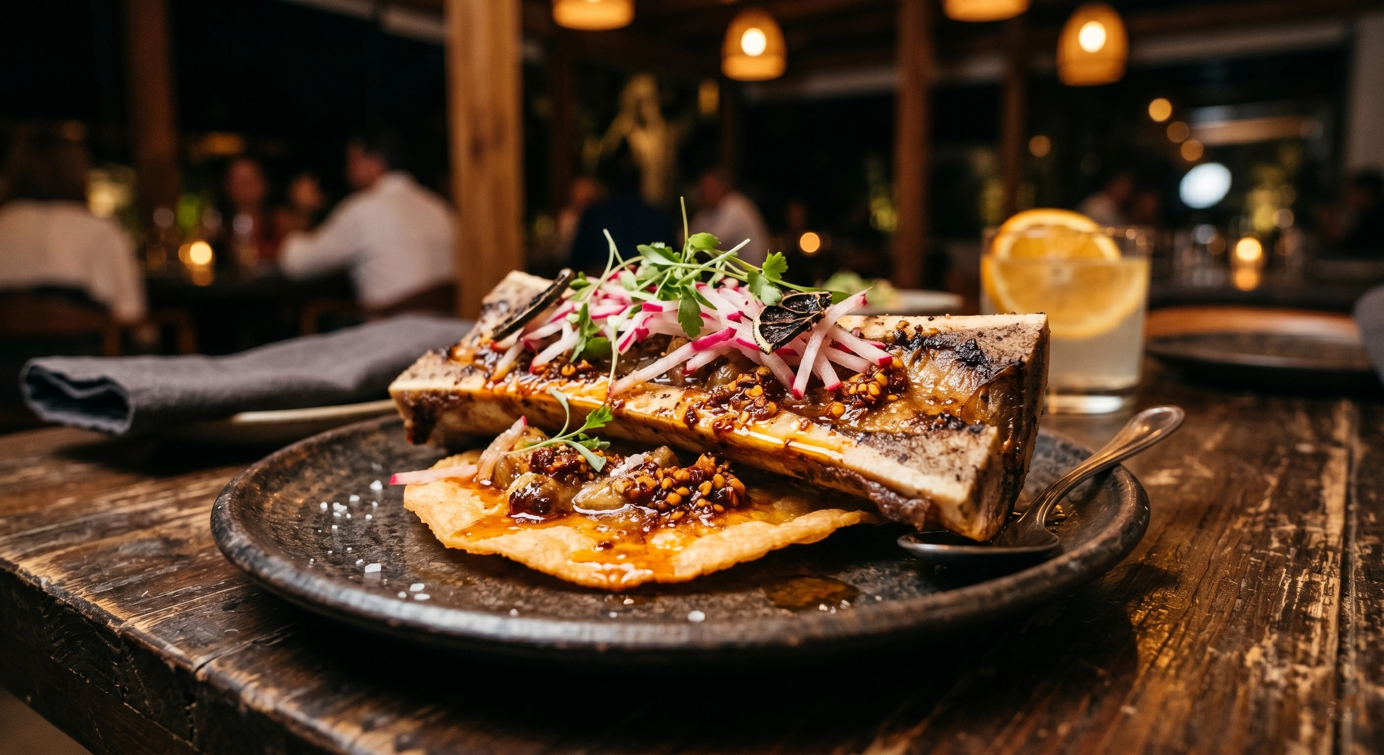 Tostada de tuétano